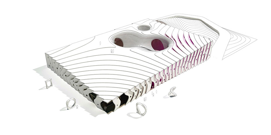 Roof landscape and vaulting